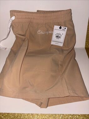 Champion Classic Woven Tan Drawstring Athletic Shorts
